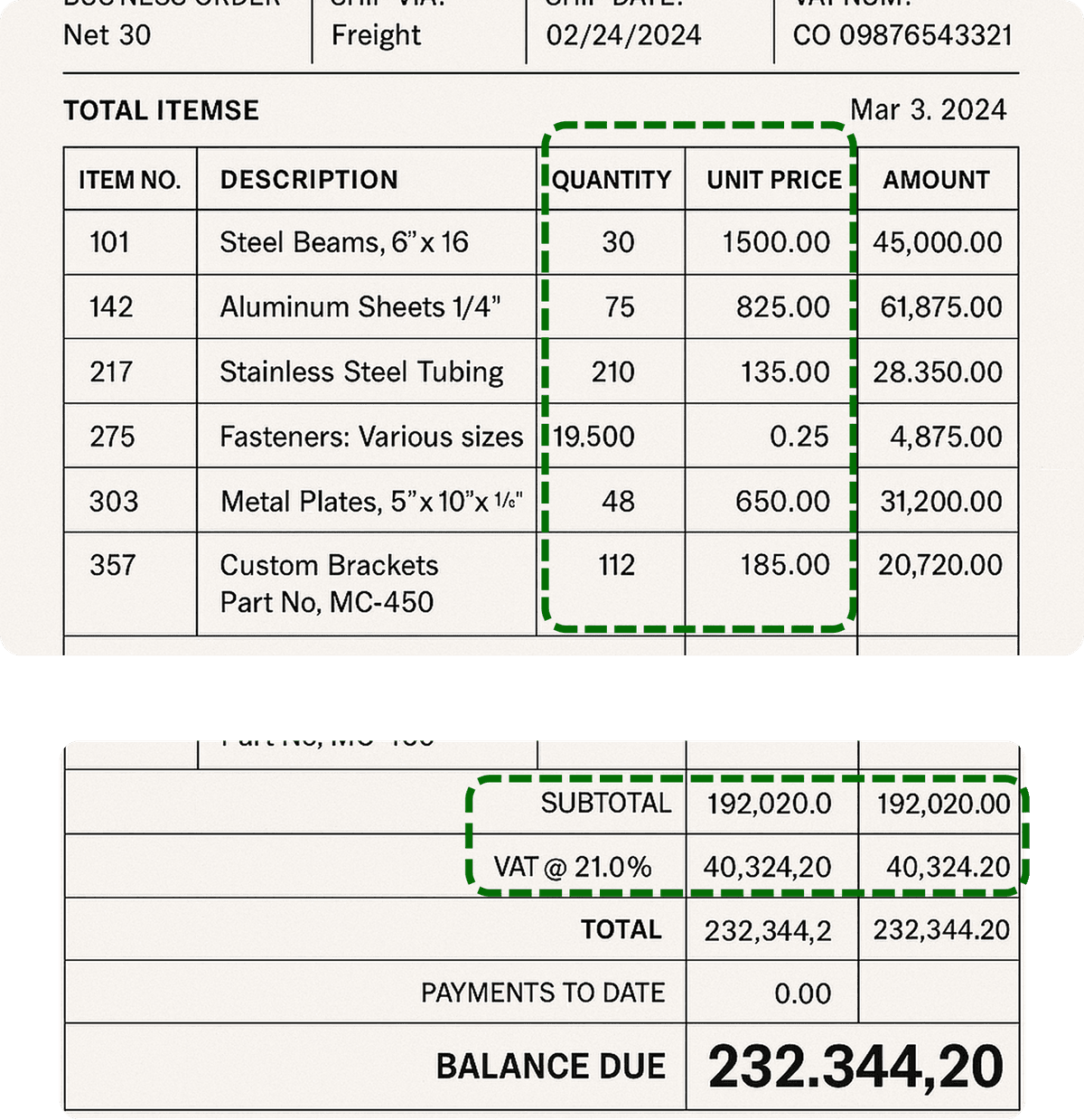Sample Invoice - Mark Cho Architects